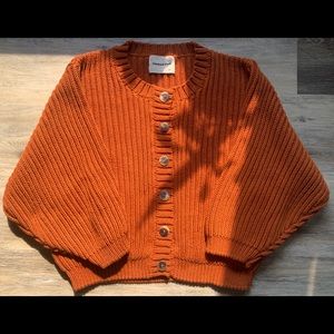 Misha & Puff Gingerbread Fisherman Cardigan